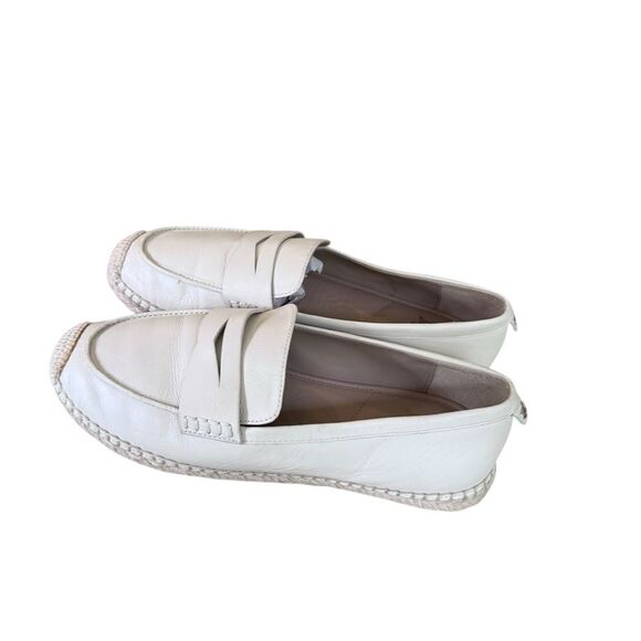 Sam Edelman Kai Espadrille Flat Loafer in Modern Ivory Leather 9 - Picture 5 of 9